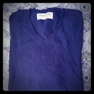 ‎Everlane Navy Sweater Size M